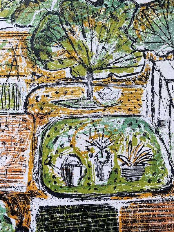 Thumbnail: Spring Greens-  Silkscreen Print