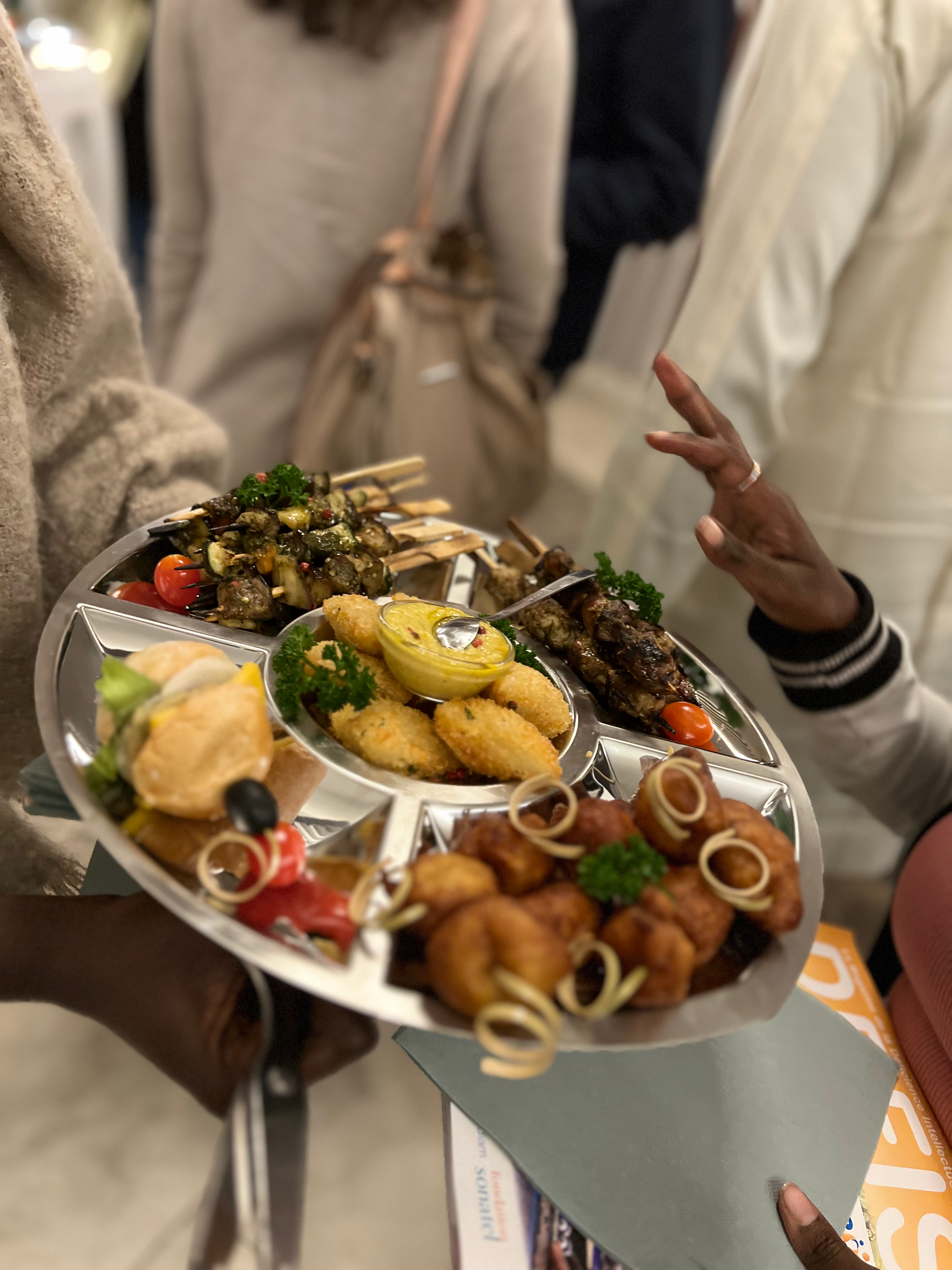 Arranged Food and Objects