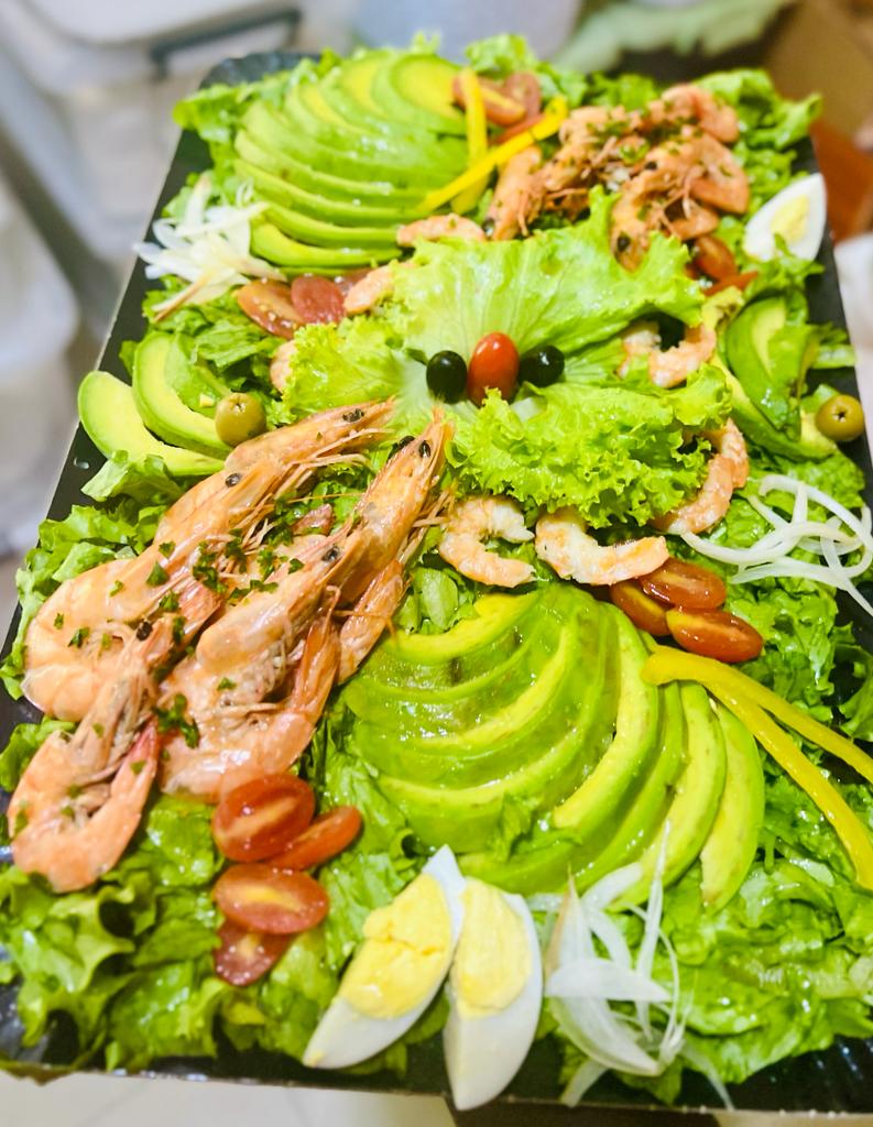 Arranged Food and Objects