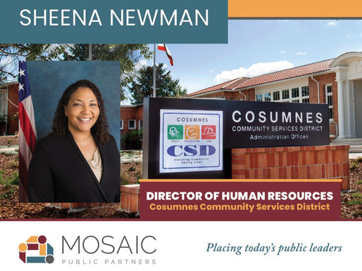 Congratulations to our recent placement - Sheena Newman!