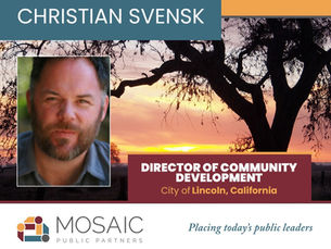 Congratulations to our recent placement - Christian Svensk!
