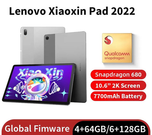 Lenovo Tab Xiaoxin Pad 2022 Tablet 10.6 polegada snapdragon octa