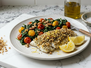 Lean and delicious recipe to take you on a Mediterranean trip!