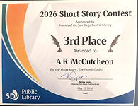 SDPL Short Story Contest 2026 3rd Place