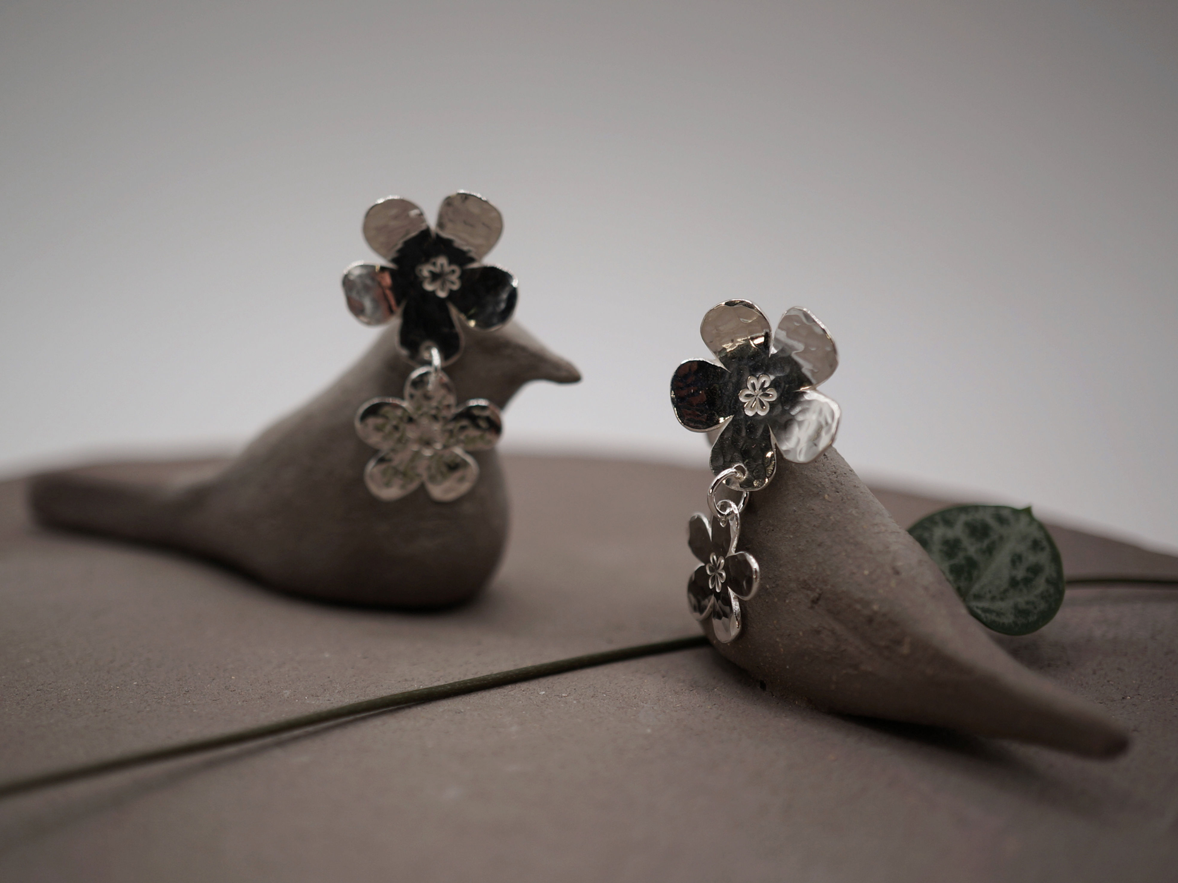Envie de printemps - Boucles d'oreilles en Argent 925