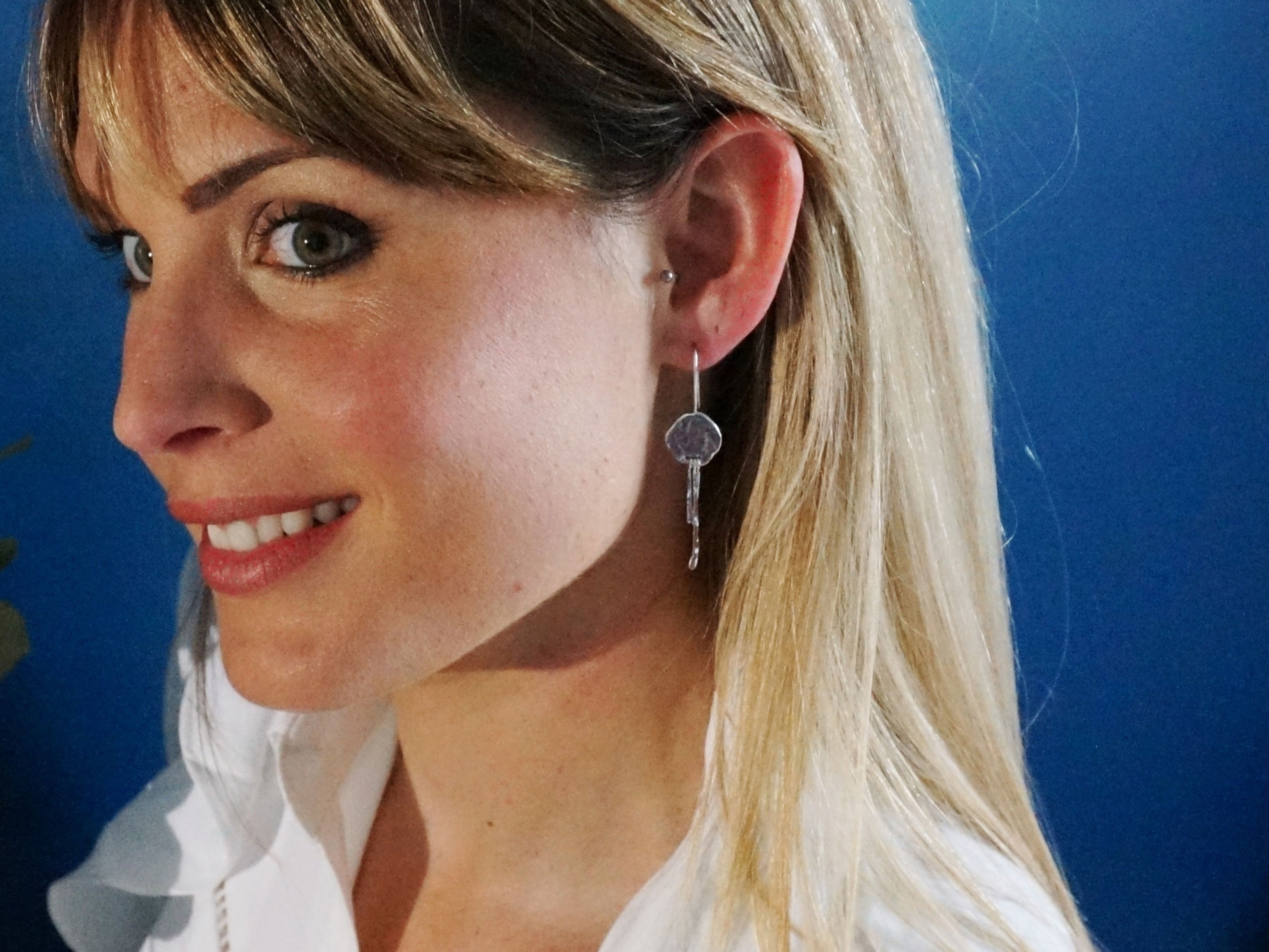 Pépite - Boucles d'oreilles en Argent 925