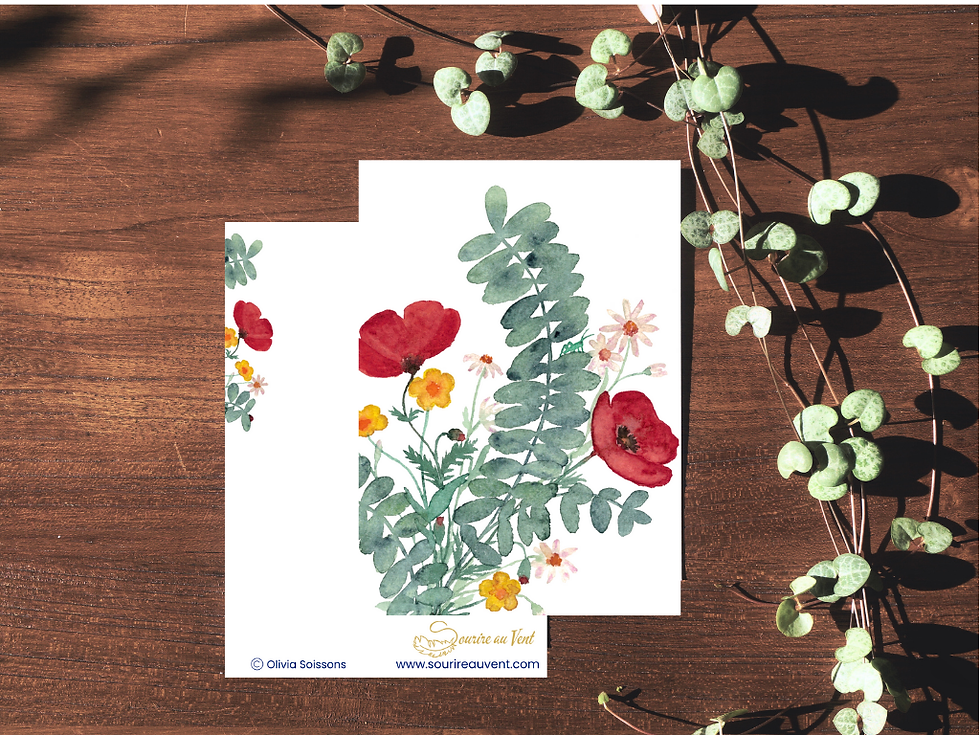 Miniature : Carte fleur des Champs