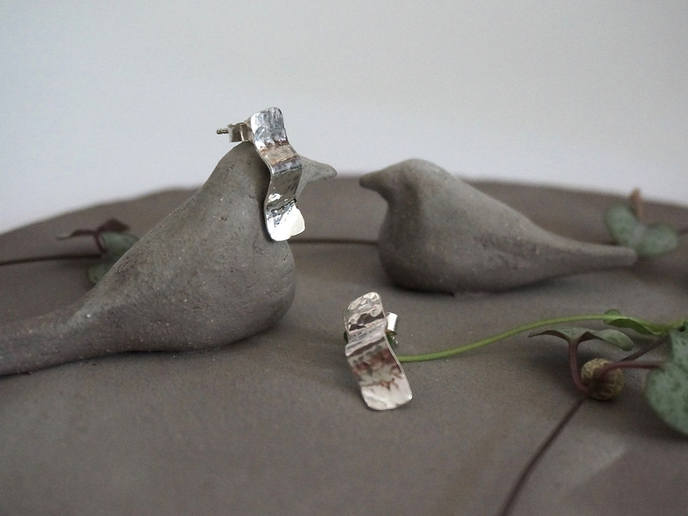 Miniature : Ecume - Boucles d'oreilles en Argent 925