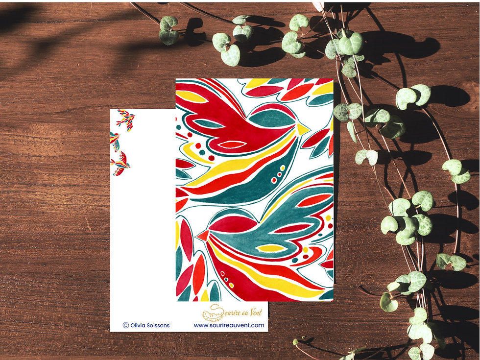 Miniature : Carte Envol Motif profil