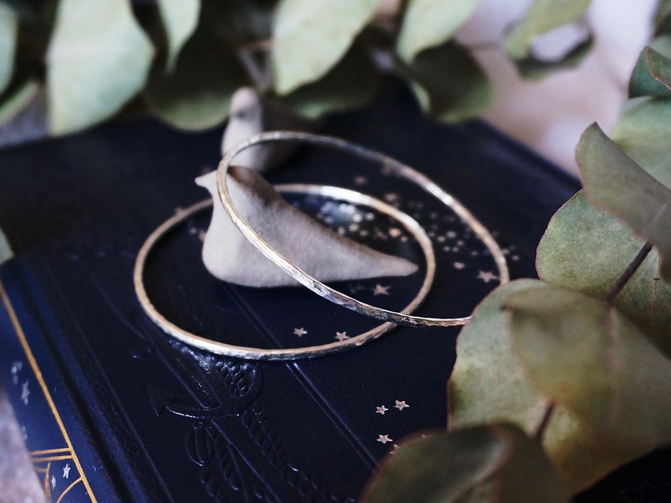 Miniature : Candeur - Jonc martelé en Argent 925