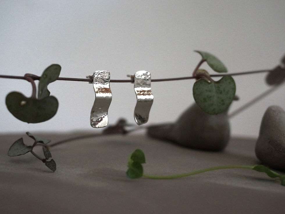 Miniature : Ecume - Boucles d'oreilles en Argent 925