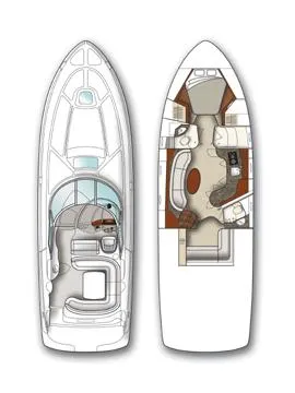 2005 Sea Ray 420 Sundancer - layout