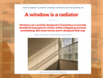 A window is a radiator