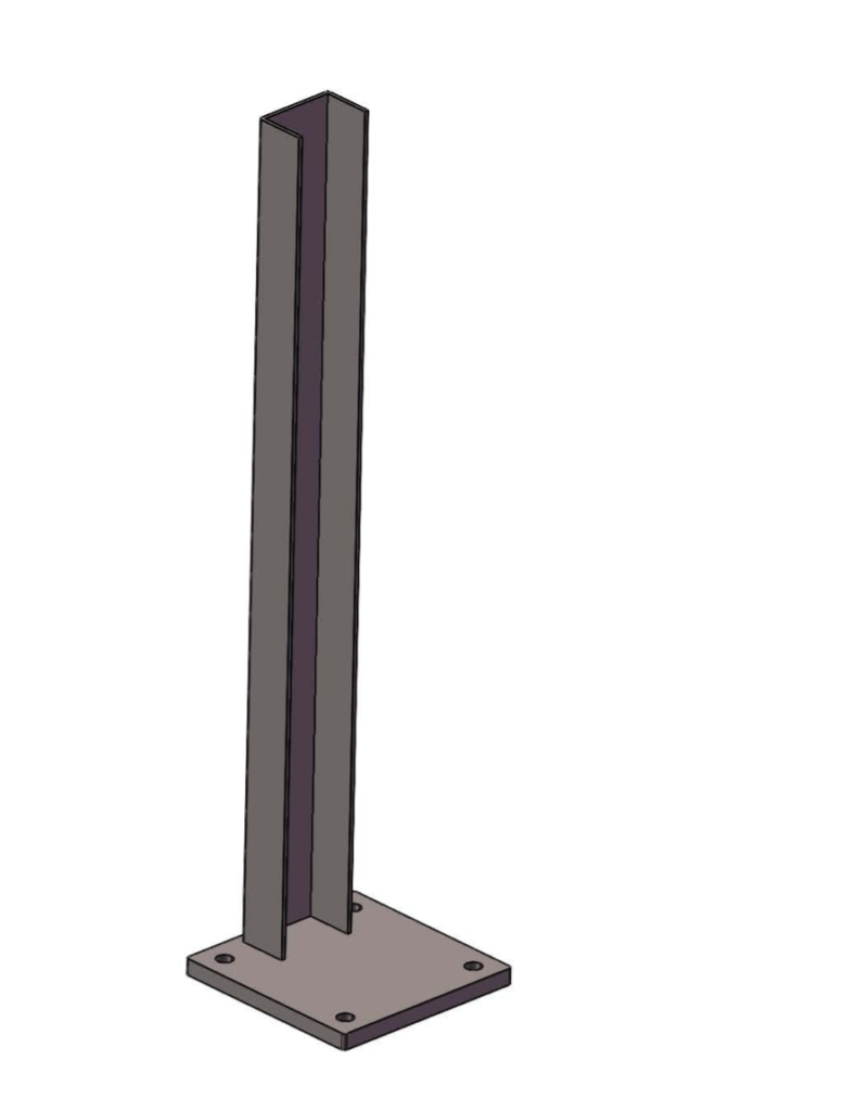Concrete Pad Post