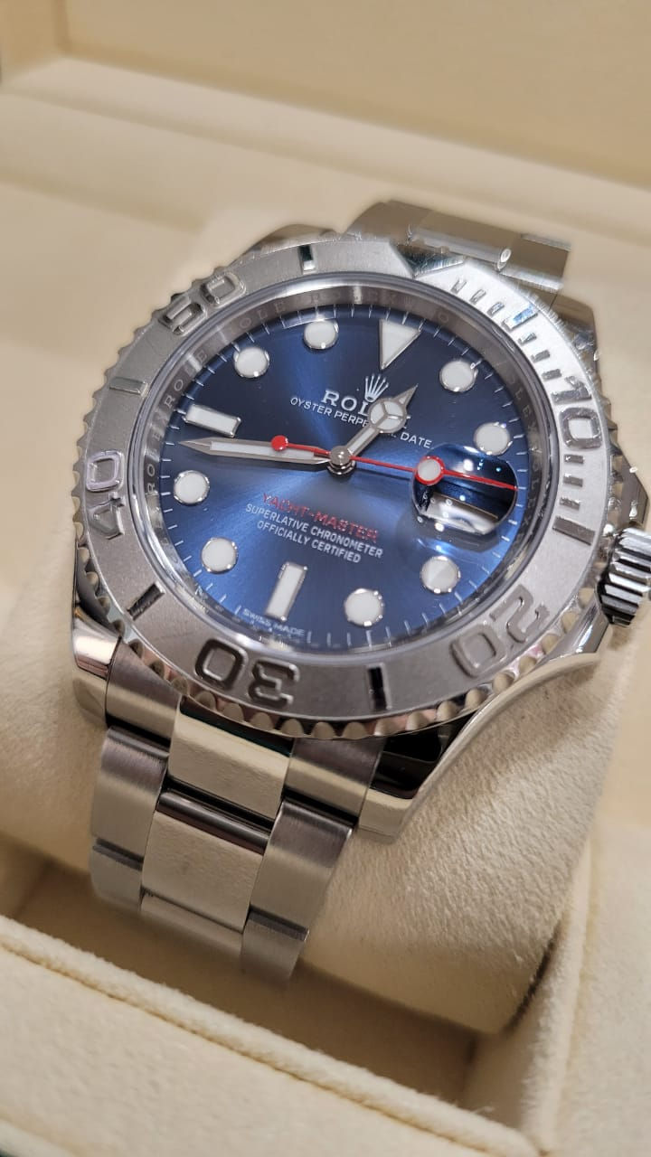 Thumbnail: Rolex Yatch Master 116622 Blue Dial 40mm 2019