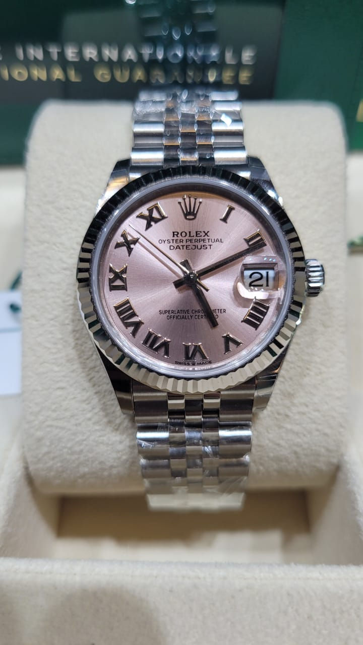Thumbnail: Rolex Lady-Datejust 18k White Gold Pink 31mm