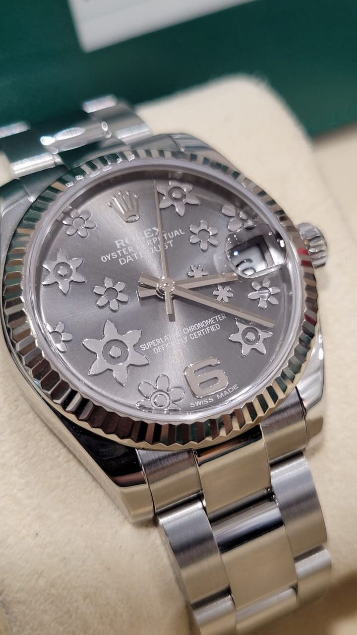 Thumbnail: Rolex Ladies Datejust 31mm Floral Diial