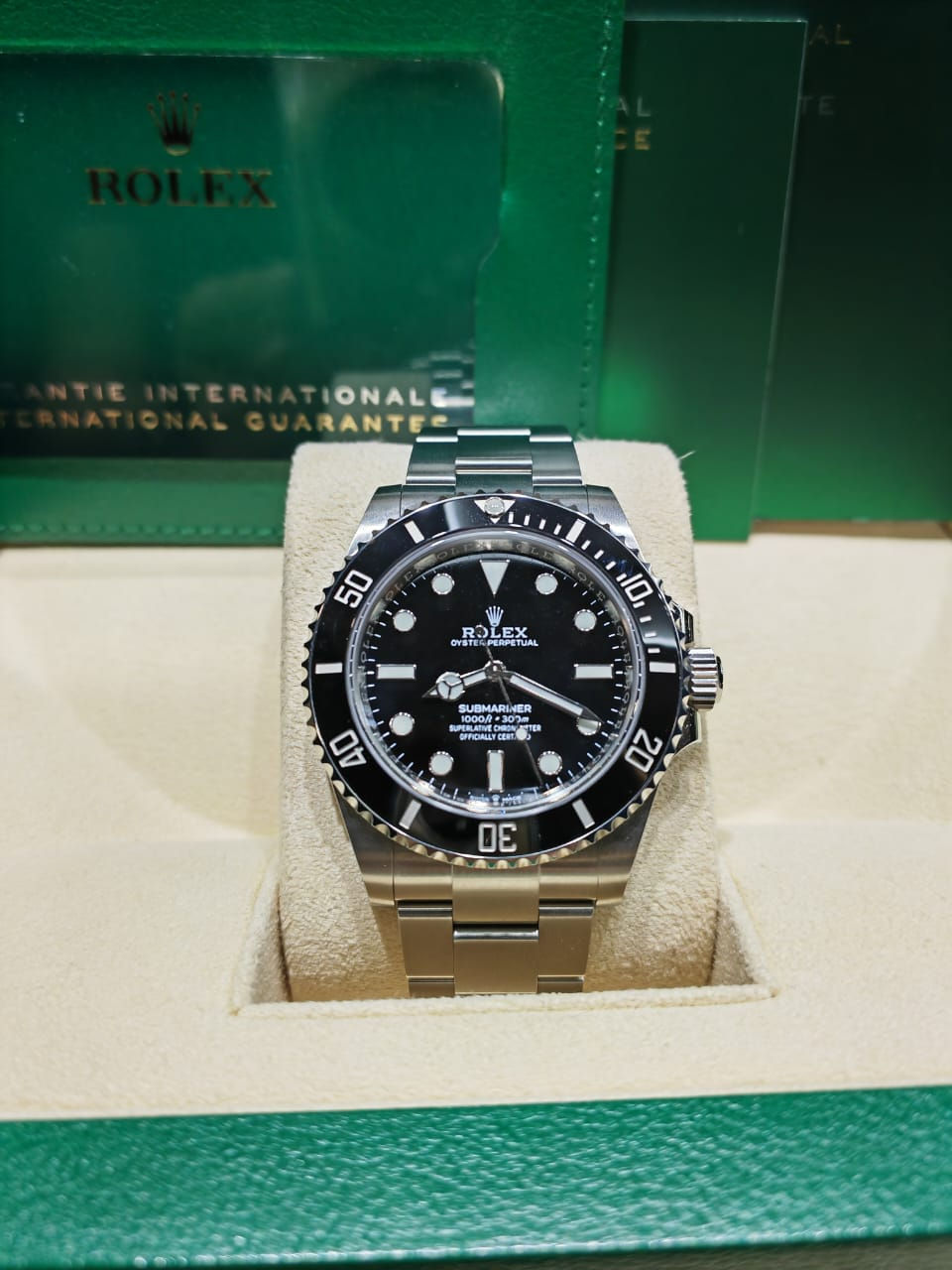 Thumbnail: 2021~Like New 99%  Rolex Submariner Black No Date 41mm
