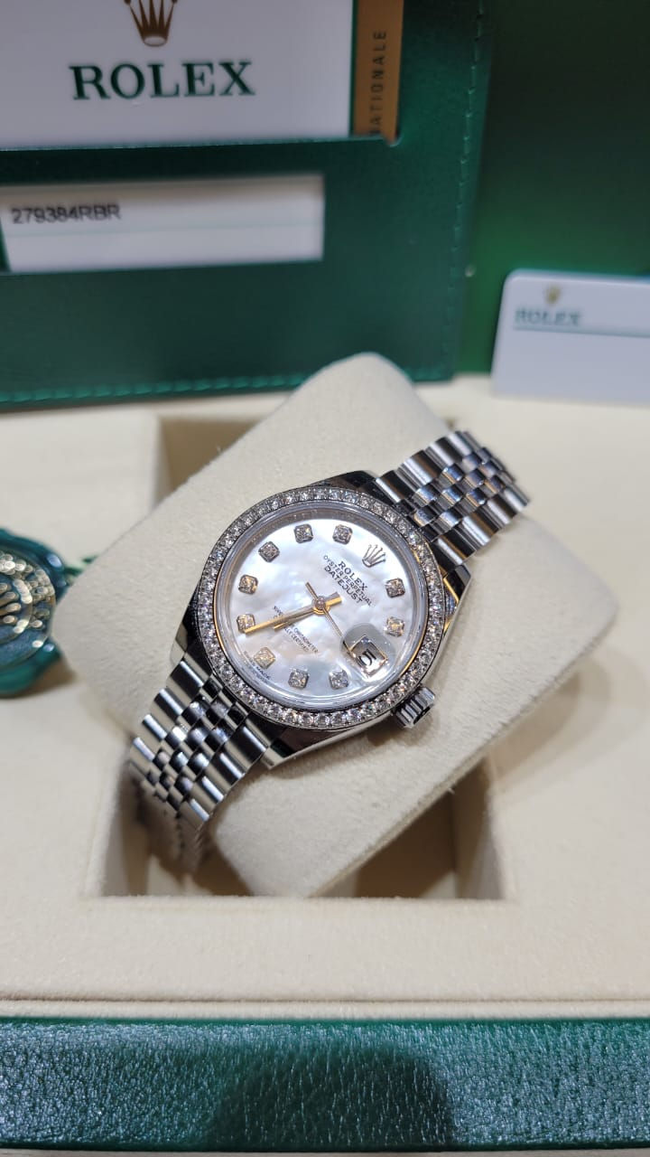 Thumbnail: Rolex Lady-Datejust Mop Diamond 279384RBR