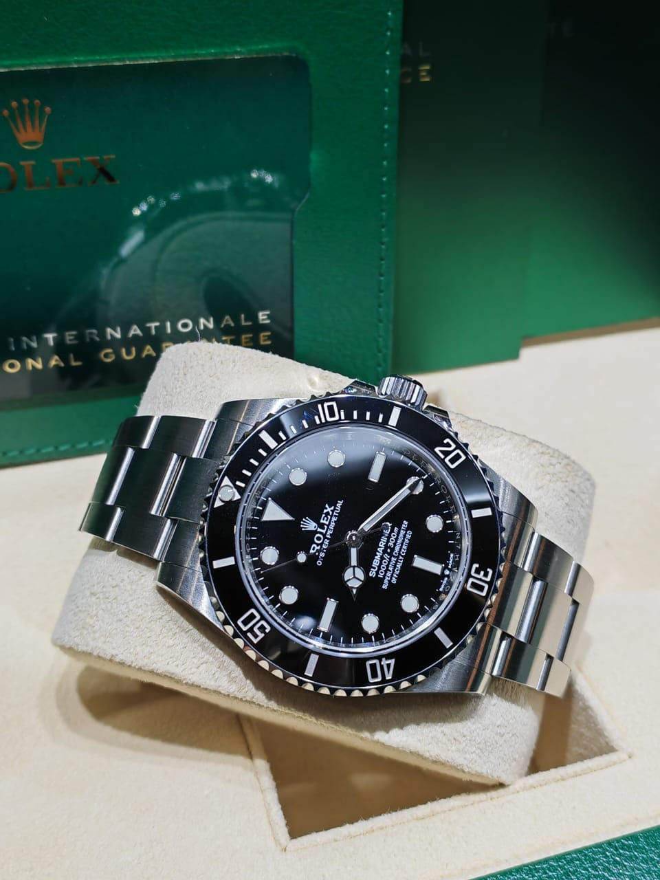 Thumbnail: 2021~Like New 99%  Rolex Submariner Black No Date 41mm
