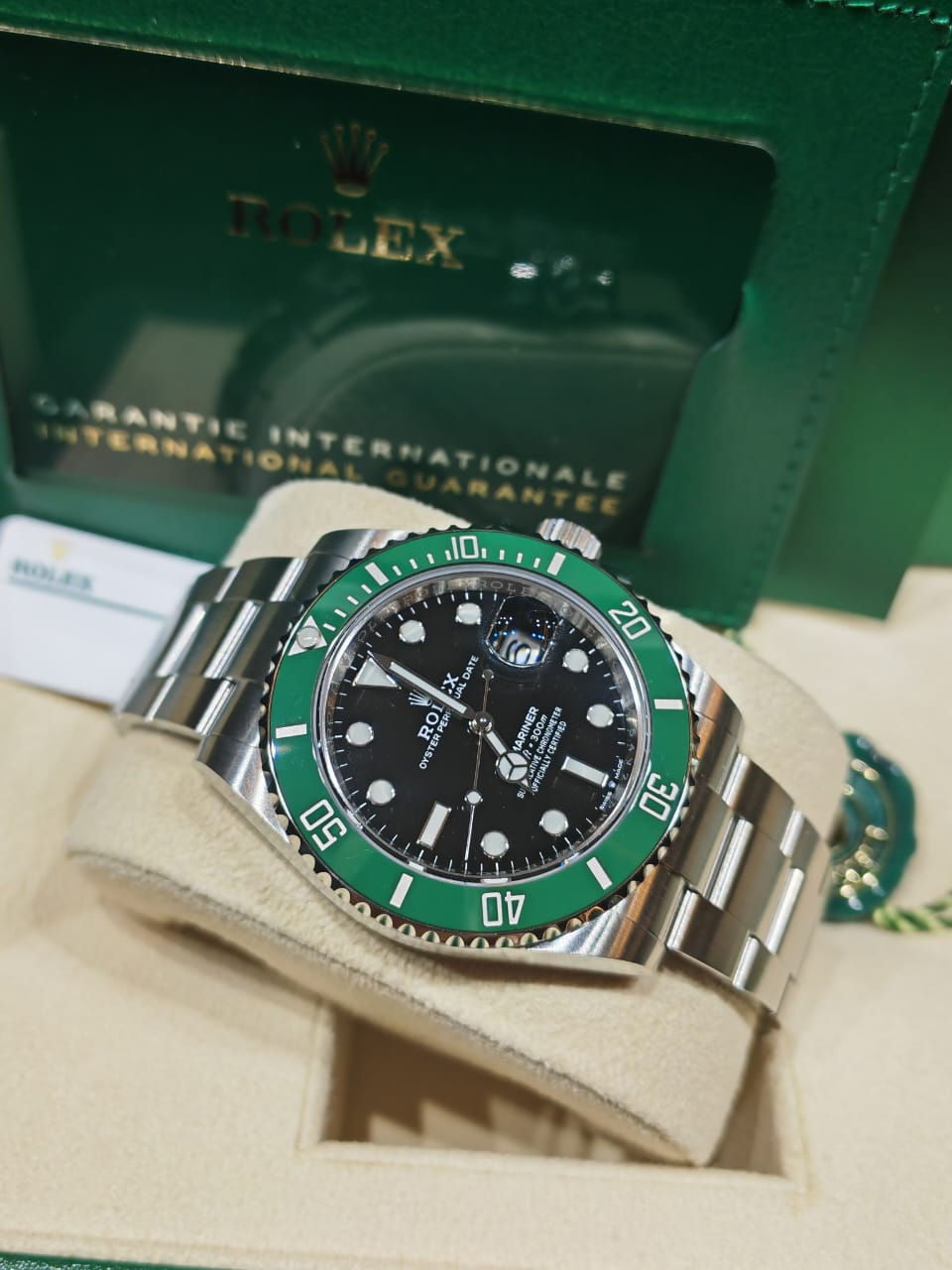 Thumbnail: Rolex Green Submariner Starbuck 41mm