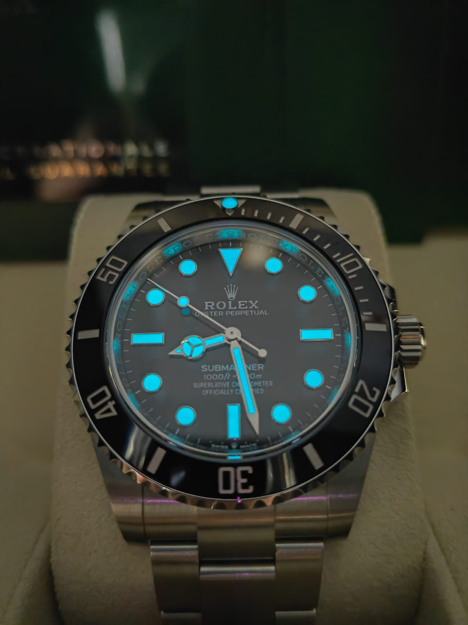 Thumbnail: 2021~Like New 99%  Rolex Submariner Black No Date 41mm