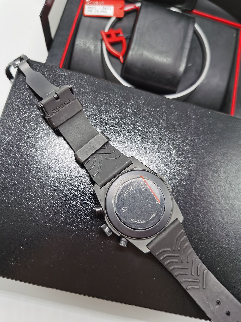 Thumbnail: TUDOR BLACK SHIELD CHRONOGRAPH 42mm