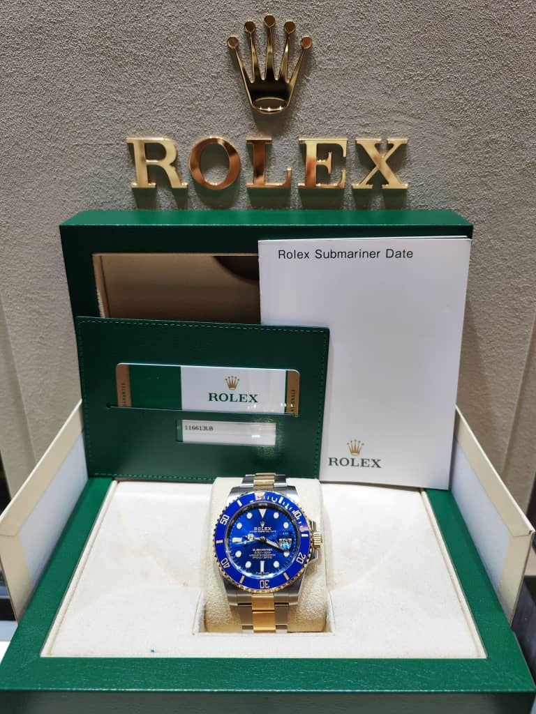 Thumbnail: Rolex Submariner Blue 18k Half Gold 40mm 2019