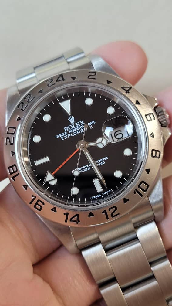 Thumbnail: Rolex Explorer II 16570 Black 40mm