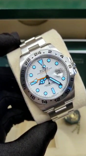 Thumbnail: Brand New~  Rolex Explorer II Polar White 226570