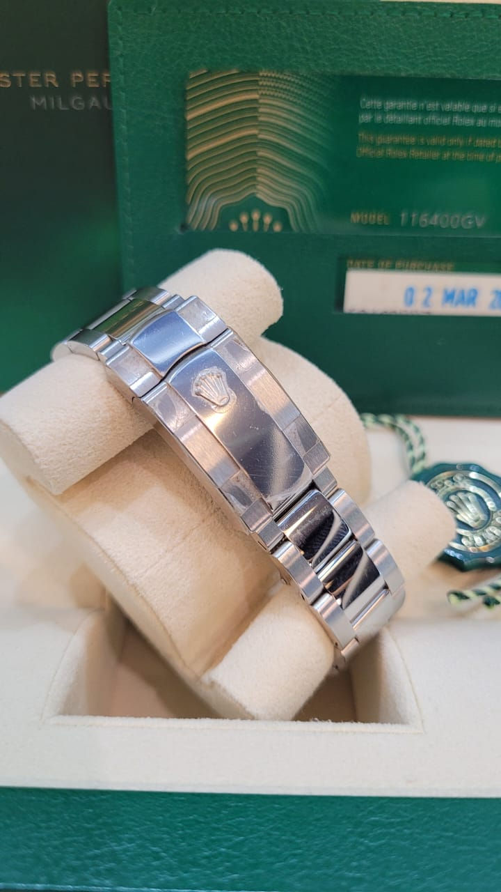 Thumbnail: Pre-Owned~ Rolex Milgauss Green Sapphire 40mm