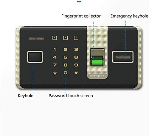 Miniatura: Coffre-fort ignifuge en acier, électronique, sécurité antivol invisible