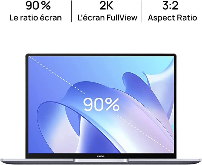Thumbnail: HUAWEI MateBook 14 PC Portable Écran 14'' FullView 2K, 16Go RAM, 512Go SSD