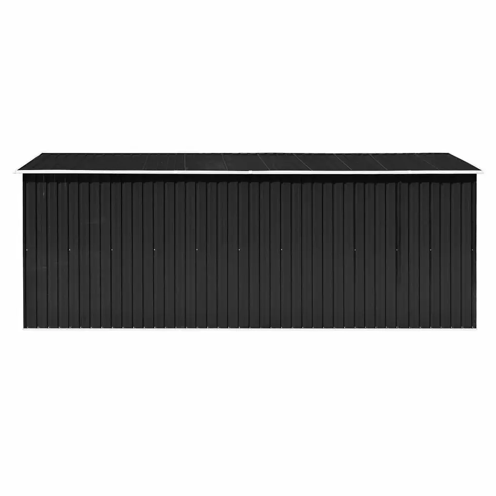 Miniatura: vidaXL Abri de jardin 257 x 489 x 181 cm Métal Anthracite