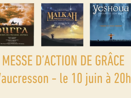 MESSE D'ACTION DE GRÂCE À VAUCRESSON