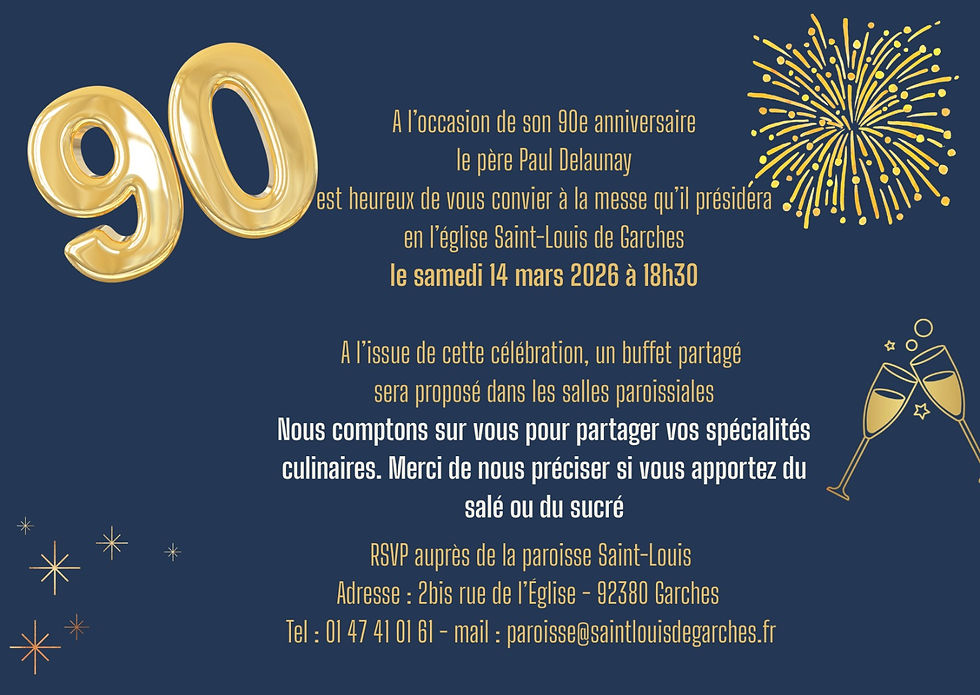 90 ans du Père Paul