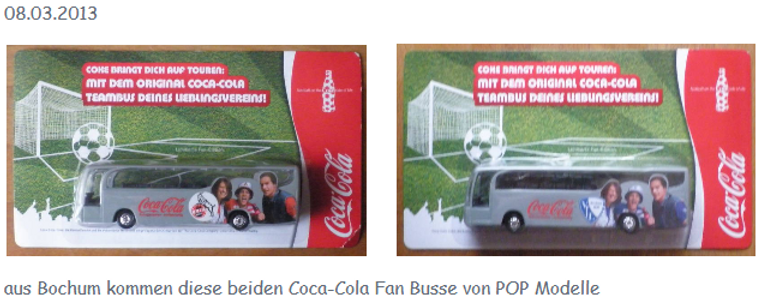 2013 Coca Cola Mannschafts Bus POP