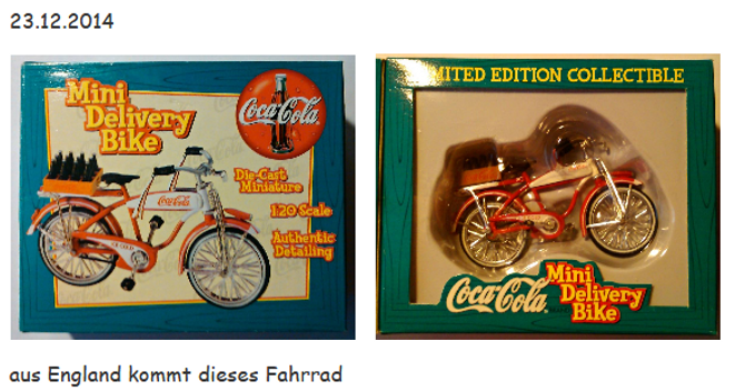 2014 Coca Cola Fahrrad