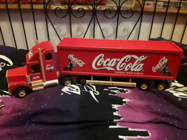 Tom Toys Holztruck Coca Cola