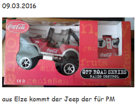 2016 Coca Cola Jeep PM