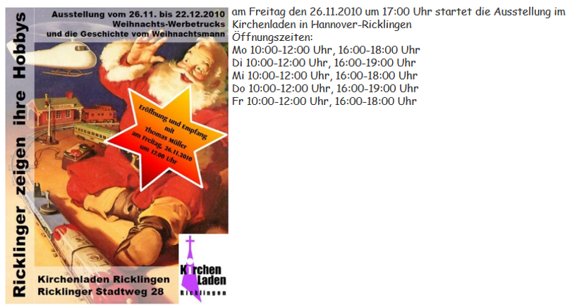 2010 Ricklinger zeigen ihre Hobbys