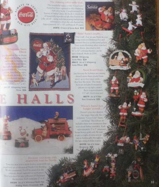 Coca Cola Weihnachtskatalog 1994 Holiday