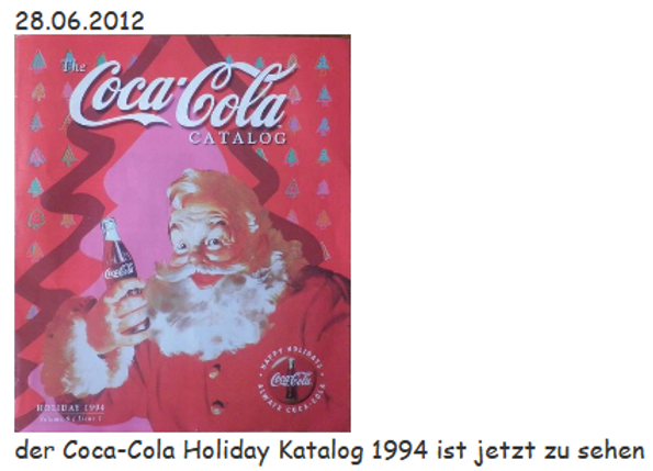 2012 Coca Cola Katalog 1994