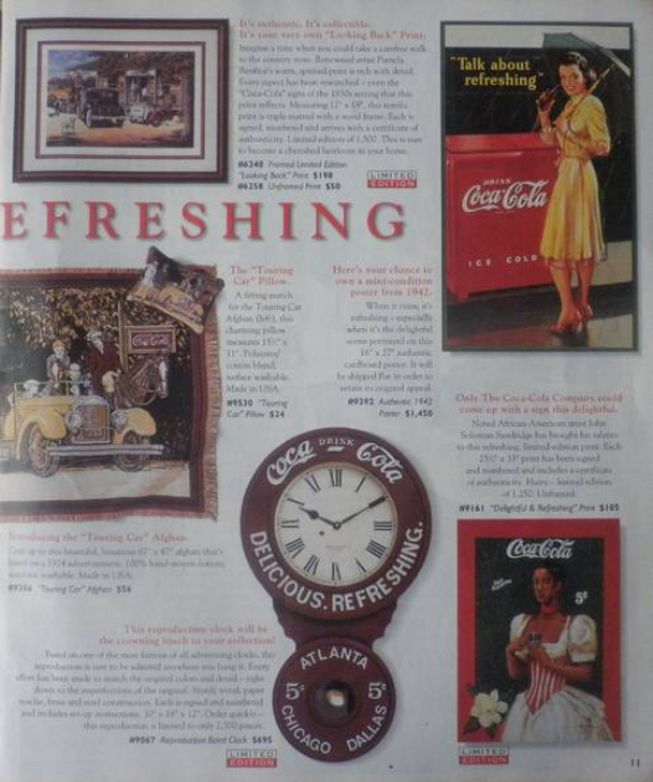 Coca Cola Weihnachtskatalog 1994 Holiday