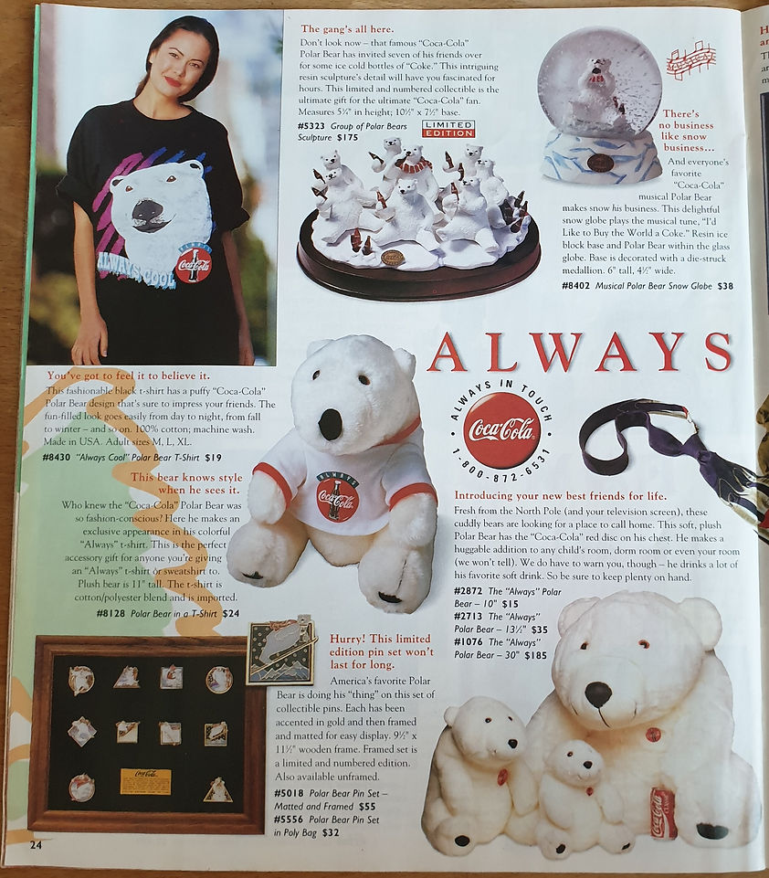 Coca Cola Winter Katalog 1994 Volume 6 S