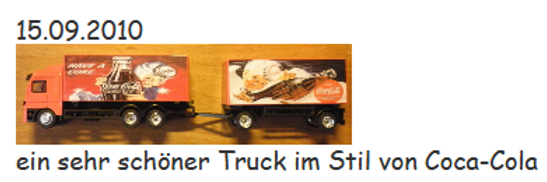 2010 Coca Cola Platilat Truck