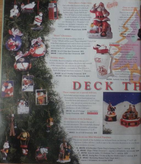 Coca Cola Weihnachtskatalog 1994 Holiday