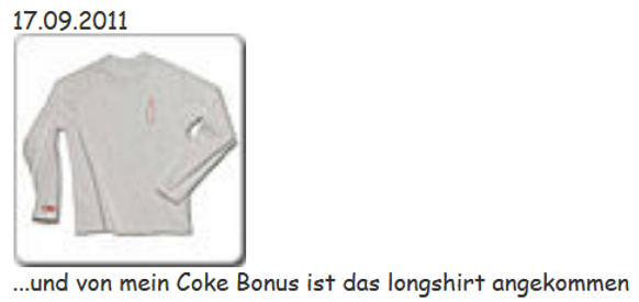 2011 Coca Cola Longshirt