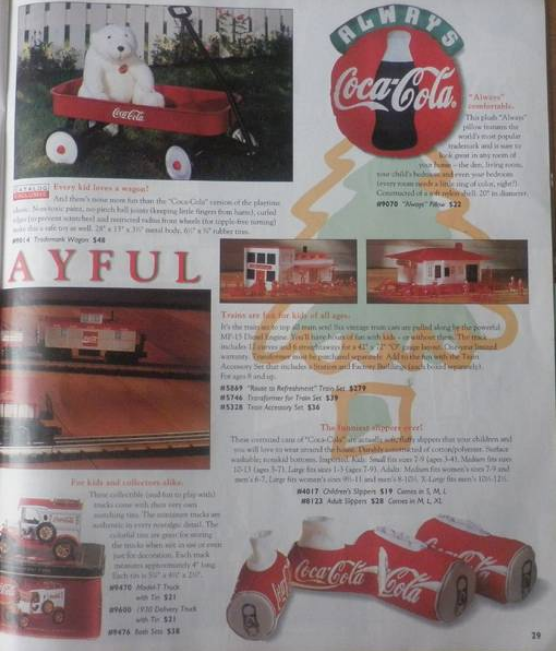 Coca Cola Weihnachtskatalog 1994 Holiday