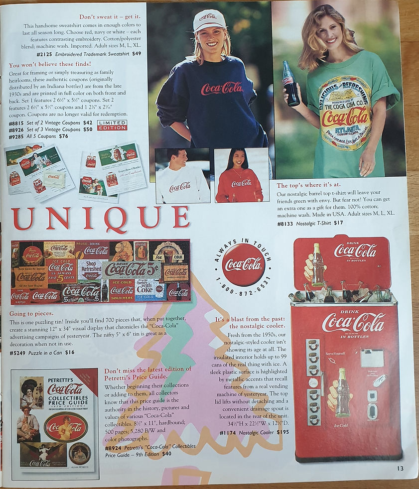 Coca Cola Winter Katalog 1994 Volume 6 S